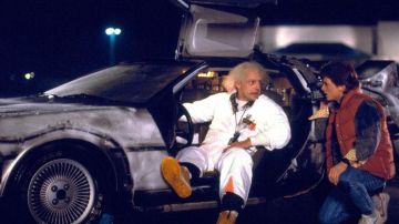 Sneakers Nike Vandal orange Doc Brown (Christopher Lloyd) in Back to the Future