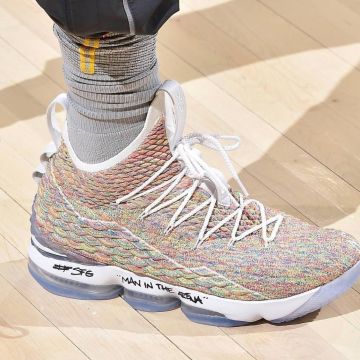 The nike fruity pebbles Lebron James on his account Instagram