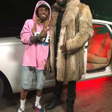 les sneakers vans portées par Lil Wayne sur le post instagram de maitre gims