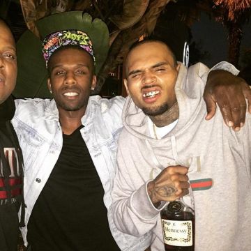 The Hoodie Gucci worn by Chris Brown on the post Instagram of Ohellyeahcmb