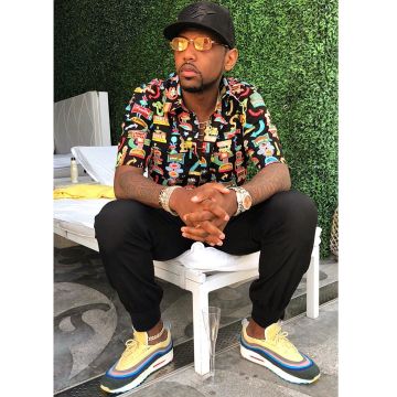 The nike airmax Sean Wotherspoon multicolor of Fabolous on his account Instagram