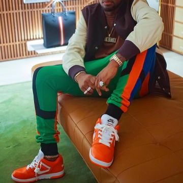 The nike air supreme orange Fabolous on his account Instagram