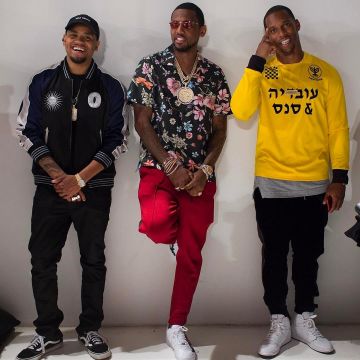 The vans old skool black white of Fabolous on his account Instagram