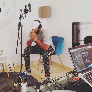 Sneakers Air Presto Off-white of The stone Marten on his account Instagram