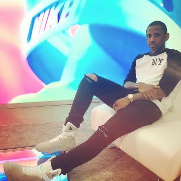 The nike air mag grey back to the future of Fabolous on his account Instagram