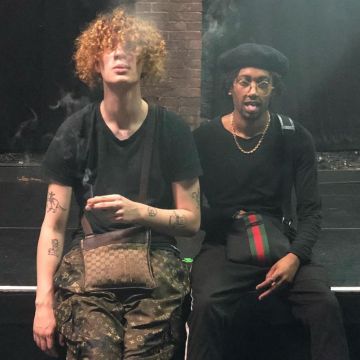 la sacoche Gucci cuir en bandoulière de Sirap sur son compte Instagram