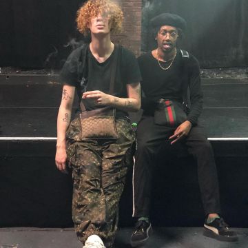 Le pantalon camo Louis Vuitton X Supreme de Sirap sur Instagram