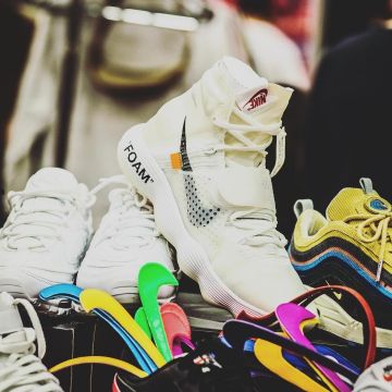 sneakers Nike x Off White React Hyperdunk 2017 The 10 Ten views on the account Instagram of labulledair