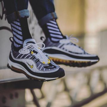 sneakers Nike Air Max 98 OG (2018) Tower Yellow views on the account Instagram of labulledair