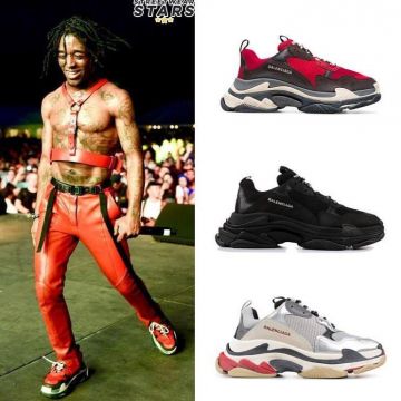 El Balenciaga rojinegro en la cuenta de Instagram de @vintageoverhype