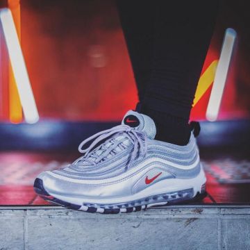 sneakers Nike Air Max 97 Silver Bullet views on the account Instagram of labulledair
