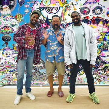 El yeezy boost 350 amarillo cebra en la cuenta de Instagram de Kanye West