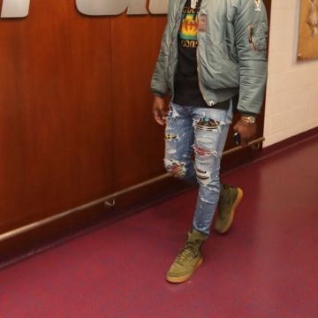 SF air force 1 zapatillas altas usadas por john wall en su publicación de instagram