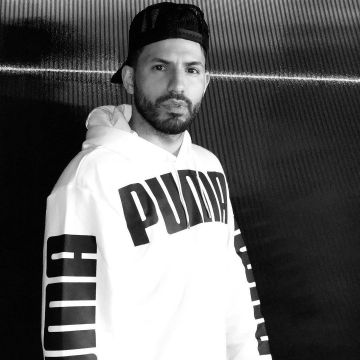 El suéter Puma Blanc de Sergio Agüero en su cuenta de Instagram