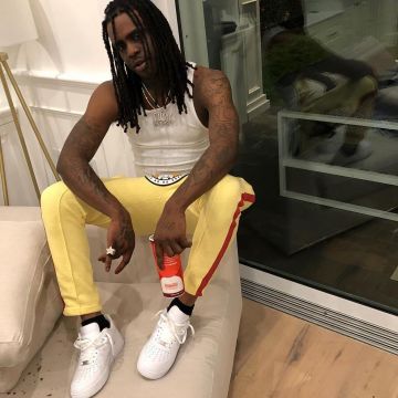 the pair of air force 1 worn by chief keef in his post instagram