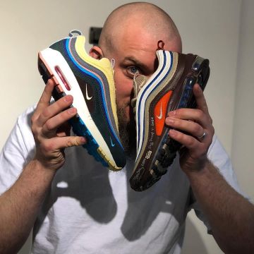 The NIKE AIR MAX 1/97 "sean wotherspoon" @larrydeadstock on his account Instagram