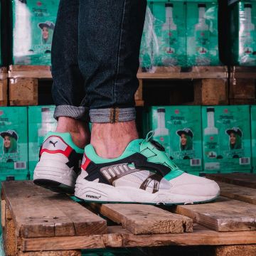 El PUMA X OVERKILL verde y gris de Bisso97120 en su cuenta de Instagram
