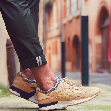 Les ASICS Tiger Gel Lyte marron de bisso97120 sur son compte Instagram