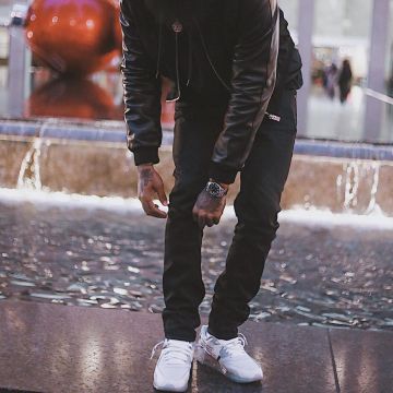 les sneakers nike air max 90 off white portées par stalley sur son post instagram