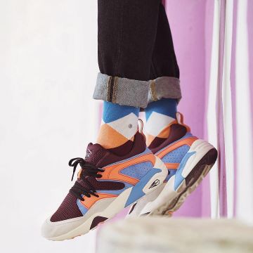 El PUMA BLAZE borde azul y blanco de bisso97120 en su cuenta de Instagram