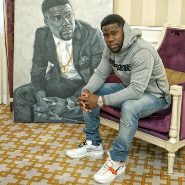 Sneakers THE 10: NIKE AIR MAX 97 OG "OFF-WHITE", worn by Kevin Hart on his account Instagram