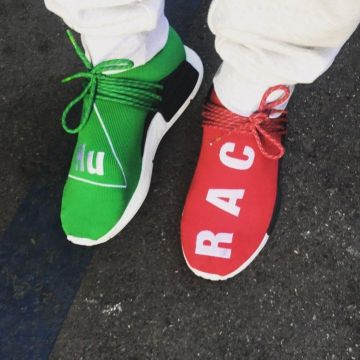 sneakers adidas NMD "PHARRELL" reds views on the account Instagram of Chief Keef