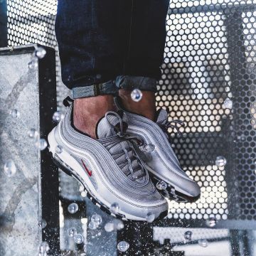The Nike air max 97 silver BISSO97120 on his account Instagram