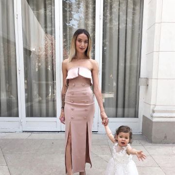 El vestido rosa polvoriento de Asos usado por Alexcloset en Instagram