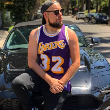 Sunglasses Ray-Ban of Sebastien Abdelhamid on his account Instagram