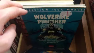 L'album Wolverine Punisher Tome 1 : La révélation dans la vidéo YouTube J'AI ENFIN TROUVÉ DES COMICS (RARES ?) #VLOG (2017)