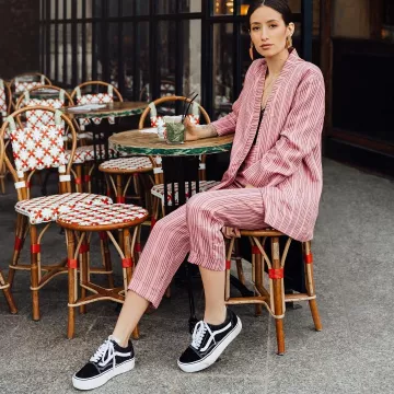 Old Skool Vans negro de Alexcloset en su cuenta de Instagram