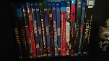 the bluray of the movie My Days Of Future Past in the video VISIT my NEW DECOR GEEK !#ChallengeLaChaineDuGeek