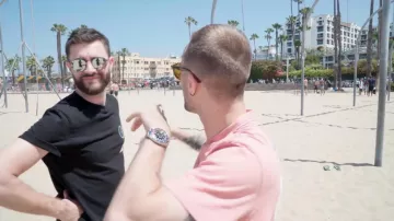 La montre Rolex portée par Squeezie dans la vidéo YouTube ON ROULE EN HARLEY DAVIDSON (Vlog Los Angeles 1)