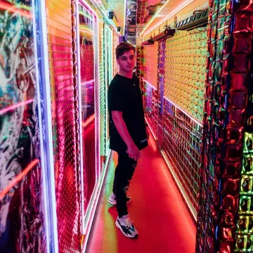 The YEEZY boost Wave Runner 700 Martin Garrix on his account Instagram