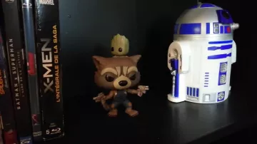 The Mini pop rocket in the video VISIT my NEW DECOR GEEK !#ChallengeLaChaineDuGeek