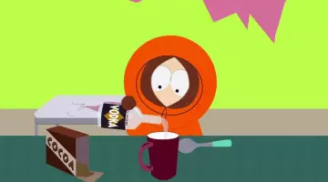 La cagoule orange de Kenny dans South Park