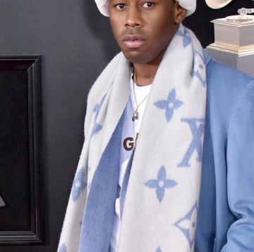 The chain Golf Wang Bee worn by Tyler The Creator, around the neck, on his account Instagram