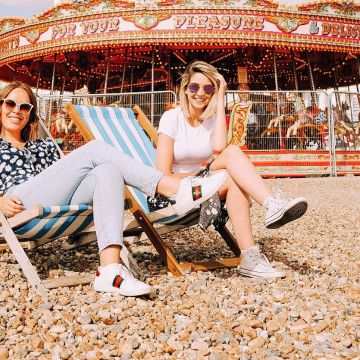 Sneakers Converse high tops white Zoella (Zoe Suggested) on his account Instagram