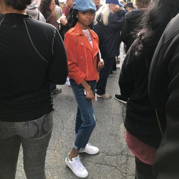 Sneakers white sneakers adidas Originals STAN SMITH Skai Jackson on his account Instagram