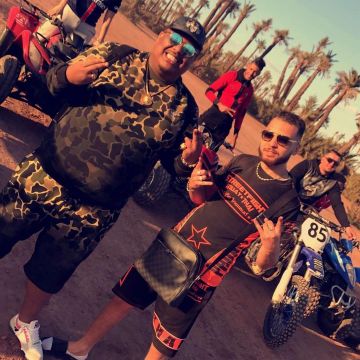 Los pantalones cortos de Adidas vistos en la cuenta de Instagram de Naza