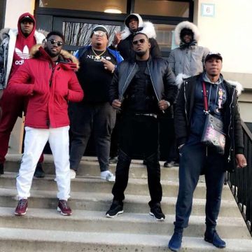 Sneakers nike air max 97 seen on the account Instagram of Naza