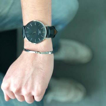 Watch black Daniel Wellington Hugo Dessioux aka Hugo All Alone on Instagram