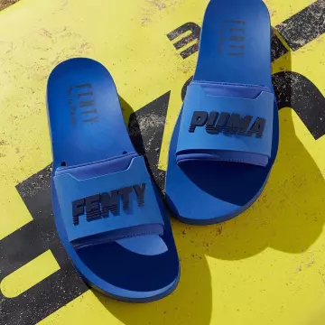 Tap dance blue Puma x Fenty on the account Instagram @Puma