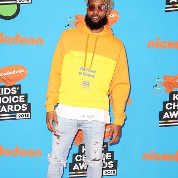 la sudadera balenciaga naranja vista en la cuenta de Instagram de Odell Beckham Jr.