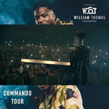 Chaqueta de camuflaje de Niska en concierto en instagram