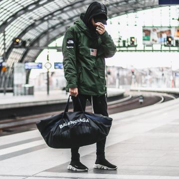 El Balenciaga Trainer Speed que luce el influencer Max "munich_style" en su Instagram