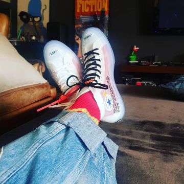 Sneakers transparent white Nike x Off White Converse The 10 Ten of Conor McGregor