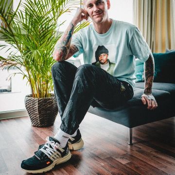 Les Nike Presto Off-White noires que porte l'influenceur et youtubeur Willy Iffland sur son Instagram