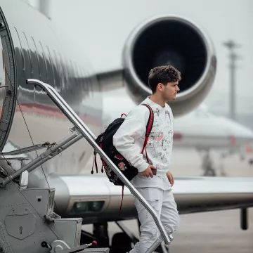 The Sweat white of Martin Garrix on his account Instagram