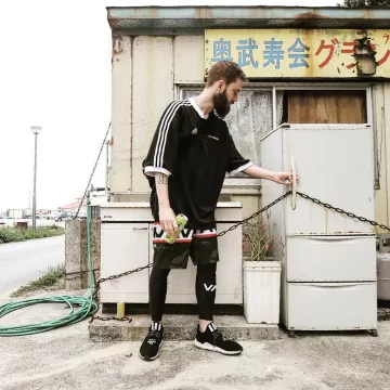 The pair of Y3 Saikou worn by Pewdiepie on his post Instagram